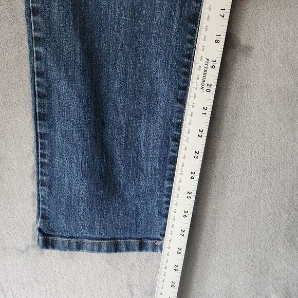 BANDOLINO Jeans WOMENS SIZE 12 CAROLINE Straight Leg Blue Denim - Picture 6 of 8